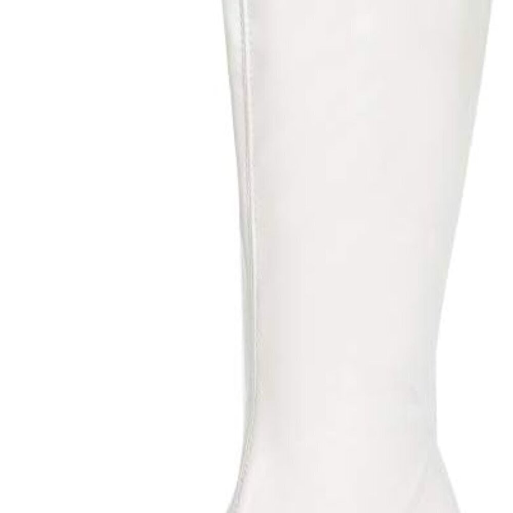 Women's Gogo Boots Knee High Block Heel Square Toe Disco Costume Shoes